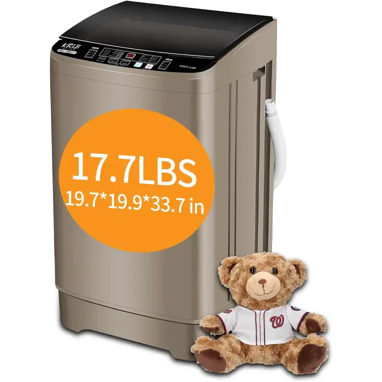 krib bling 17.7 lbs small compact washing machine